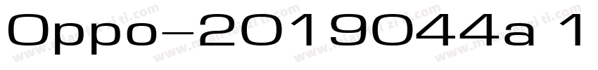 Oppo-2019044a 150字体转换